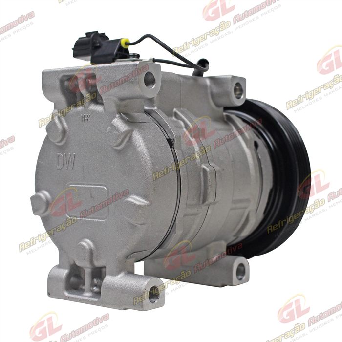 Compressor Hyundai HB20 1.0 - 12 Volts Polia 5pk 121mm OEM: 977011S000 — foto 6