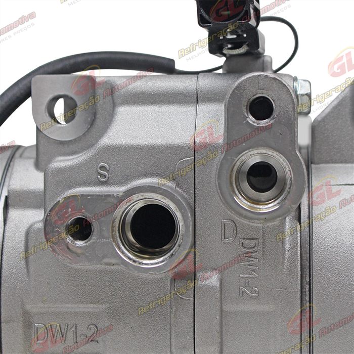 Compressor Hyundai HB20 1.0 - 12 Volts Polia 5pk 121mm OEM: 977011S000 — foto 8