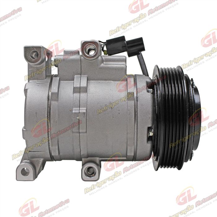 Compressor Modelo DF13 Hyundai HB20 1.6 - 12 Volts Polia 6pk 117mm — foto 5
