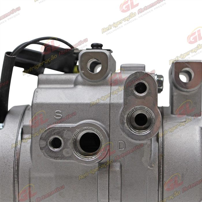 Compressor Modelo DF13 Hyundai HB20 1.6 - 12 Volts Polia 6pk 117mm — foto 8