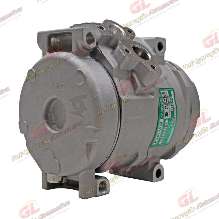 Compressor Modelo Denso 10S15 Toyota Hilux SW4 / SRV 2005> / Trator New Holland CNH Setembro 2009> Sem Embreagem — foto 6