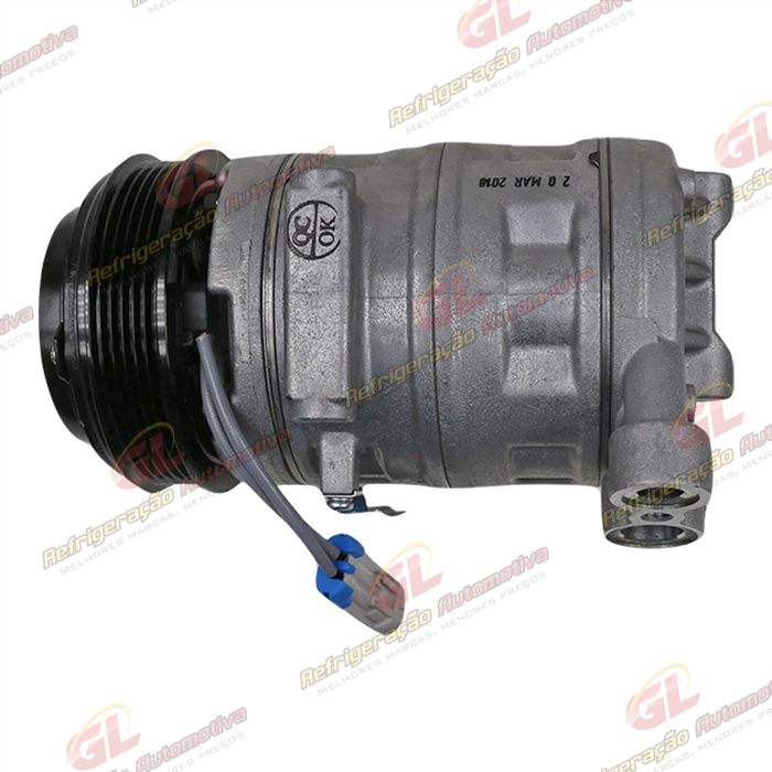 Compressor Chevrolet Cobalt 1.4 - 12 Volts Polia 5pk 116mm OEM: 94777204 — foto 8