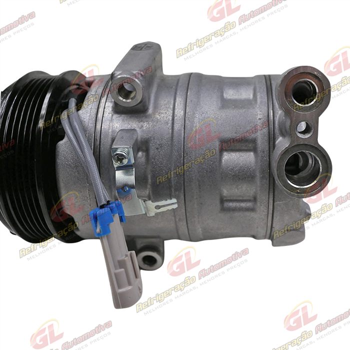 Compressor Chevrolet Cobalt 1.4 - 12 Volts Polia 5pk 116mm OEM: 94777204 — foto 9