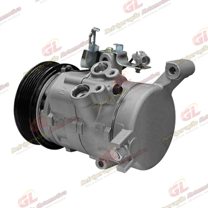 Compressor 10SR13C Toyota Etios - 12 Volts Polia 7pk 110mm — foto 3