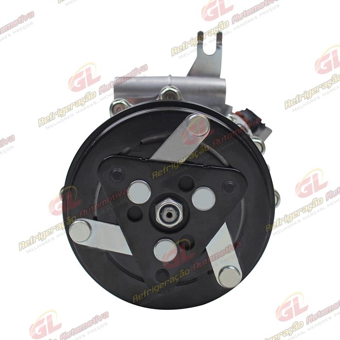 Compressor Modelo Doowon DV9 Volkswagen UP 2014>/ Fox 2011>/ Gol/ Voyage G6 2017> - 12 Volts Polia 6pk 114mm OEM: 5U0820803L — foto 3