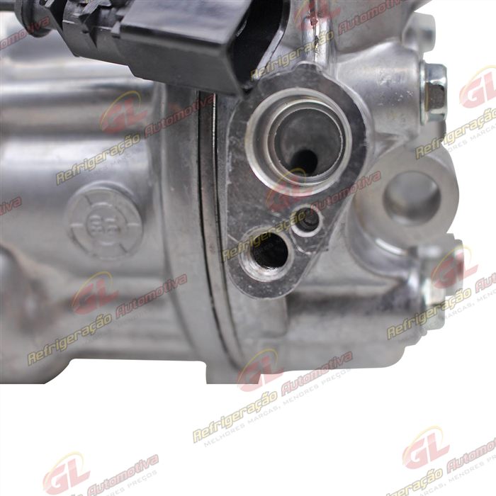 Compressor Modelo Doowon DV9 Volkswagen UP 2014>/ Fox 2011>/ Gol/ Voyage G6 2017> - 12 Volts Polia 6pk 114mm OEM: 5U0820803L — foto 8