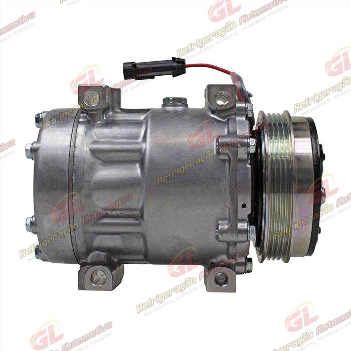 Compressor SD7V16 Fiat Ducato Multijet - 12 Volts Polia 4pk 115mm — foto 5