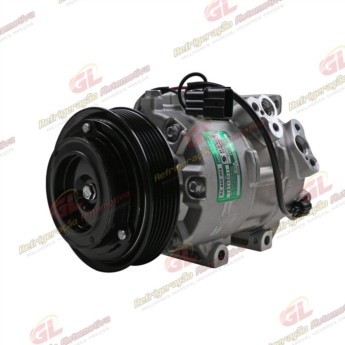 Compressor Kia Sportage 2010 Até 2013 / Hyundai IX35 Gasolina 2010 Até 2013 - 12 Volts Polia 6pk 120mm — foto 2