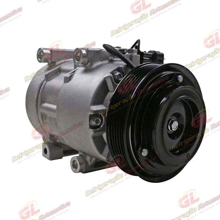 Compressor Kia Sportage 2010 Até 2013 / Hyundai IX35 Gasolina 2010 Até 2013 - 12 Volts Polia 6pk 120mm — foto 4