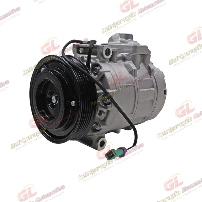 Compressor Modelo Denso 7SDU16C Volkswagen Gol G3 AB9 Variável - 12 Volts Polia 6pk 119mm — foto 2