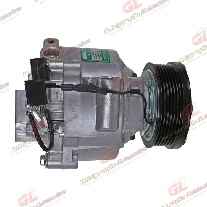 Compressor Modelo Sanden Mitsubishi ASX/ Outlander 2008>/ Lancer 2012>/ Eclipse Cross - 12 Volts Polia 6pk 99mm OEM: 7813A801 — foto 6