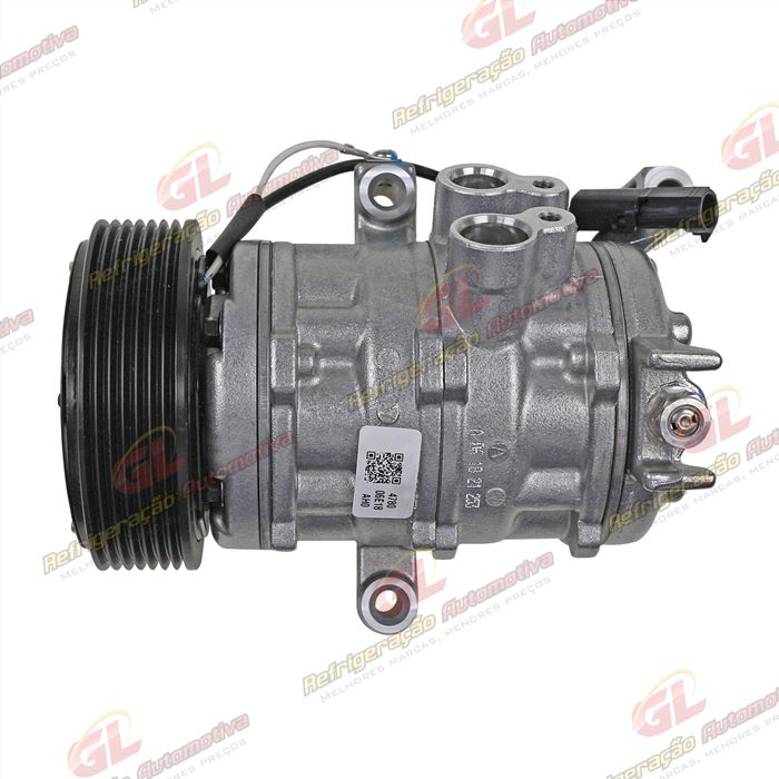 Compressor Denso 10SR13C Toyota Etios 2012 Até 2017 - 12 Volts Polia 7pk 105mm