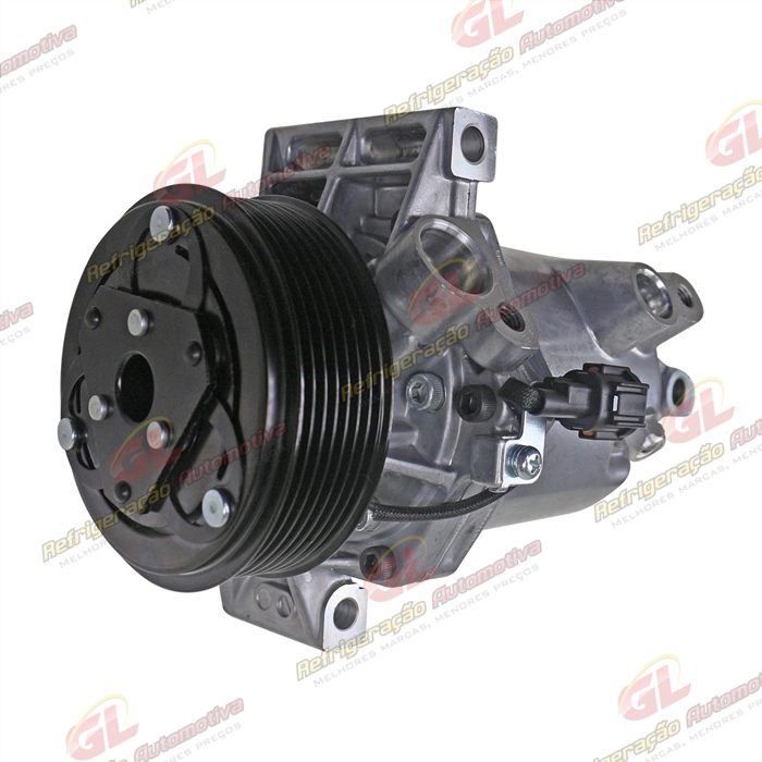 Compressor 10S11C Nissan Versa - 12 Volts Polia 7pk 116mm — foto 4