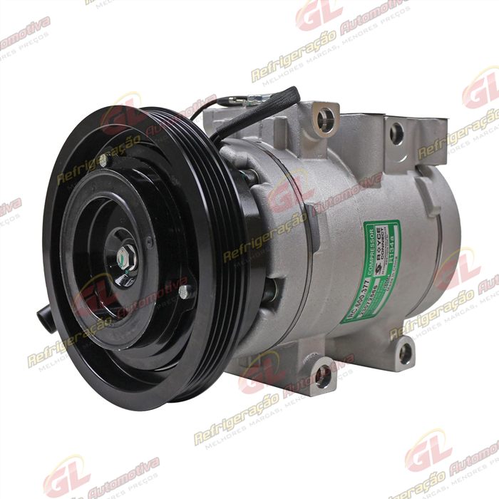 Compressor HS15 Caminhão Hyundai HR - 12 Volts Polia 4pk 138mm — foto 2
