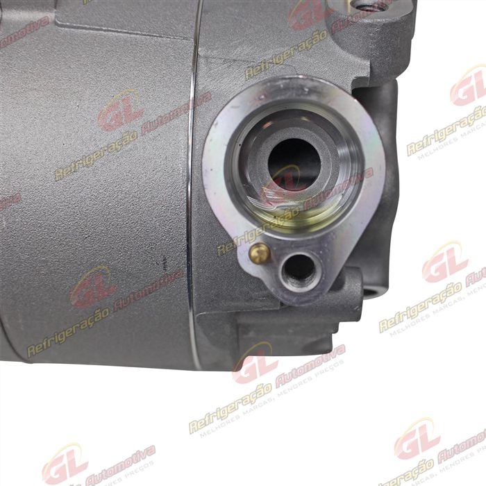 Compressor Modelo CVC Volkswagen Fox 2008>/ Voyage 2008> / Gol G5/G6 Motor 1.0/1.6 Até 2015 - 12 Volts Polia 3pk 110mm OEM: 5U0820803A/ 5U0820803K — foto 9