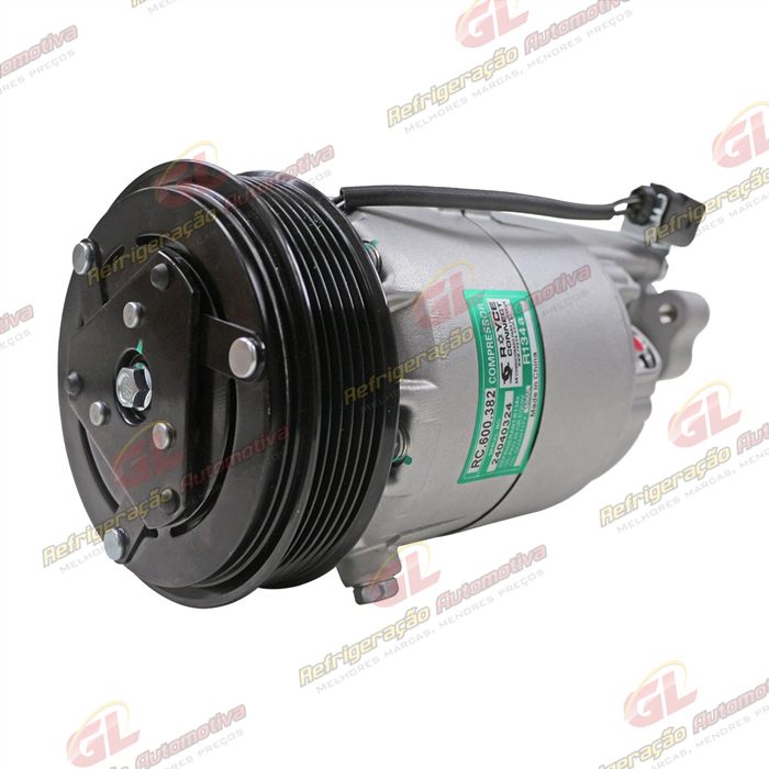 Compressor Modelo Delphi CVC 10063 Volkswagen Golf/ Audi A3 1.8/ 2.0 135cc - 12 Volts Polia 6pk 115mm — foto 2