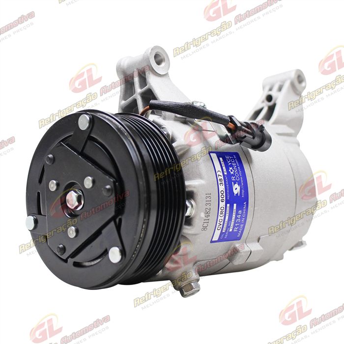 Compressor CVC Fiat Palio/ Doblo/ Strada Locker/ Stilo/ Punto 1.6/1.8 Motor Tritec E-Torq 2009> - 12 Volts Polia 6pk 109mm — foto 2