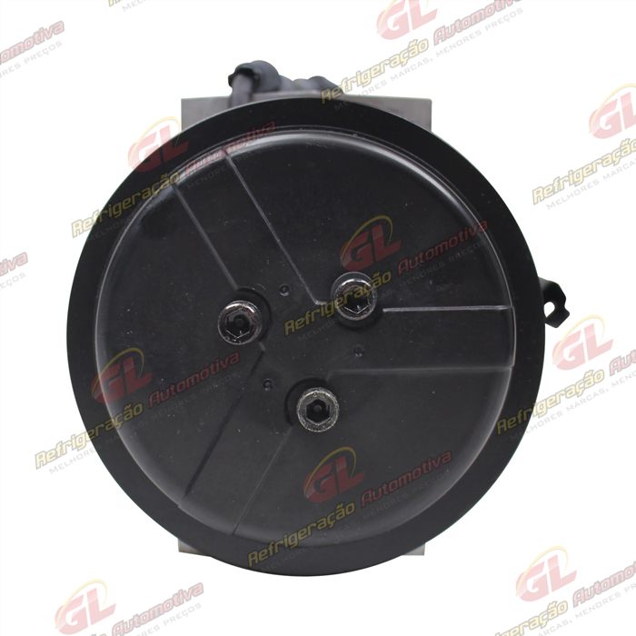 Compressor 7H15 SANDEN Original 8044/ 8242/ 8112/ 6028/ 8176 Caminhão NH 1999 Até 2006/ FH/ FM 1998 ATé 2007 Caminhão VM Todos / Máquina Volvo - 24 Volts Polia 8pk 132mm OEM: 11412631 — foto 3