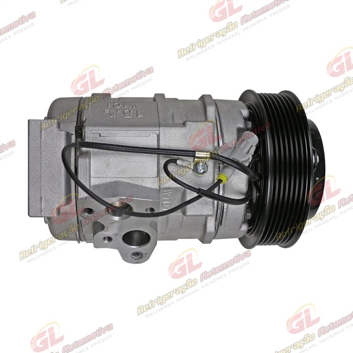 Compressor 10S15 Toyota Hilux Diesel SW4/SRV 2005>/ Trator New Holland CNH Setembro 2009> - 12 Volts Polia 7pk 120mm OEM: 87342868 — foto 9