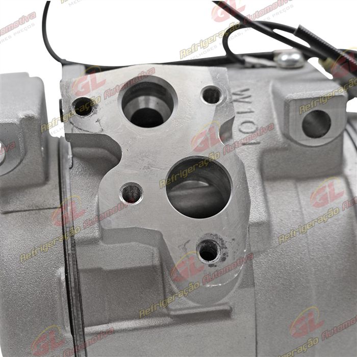 Compressor 10S15 Toyota Hilux Diesel SW4/SRV 2005>/ Trator New Holland CNH Setembro 2009> - 12 Volts Polia 7pk 120mm OEM: 87342868 — foto 10