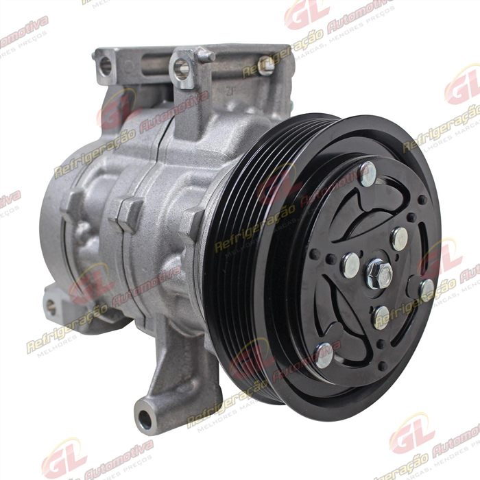 Compressor Modelo Denso Honda Civic Motor 1.8/2.0 2009 Até 2014 - 12 Volts Polia 6pk 120mm — foto 4