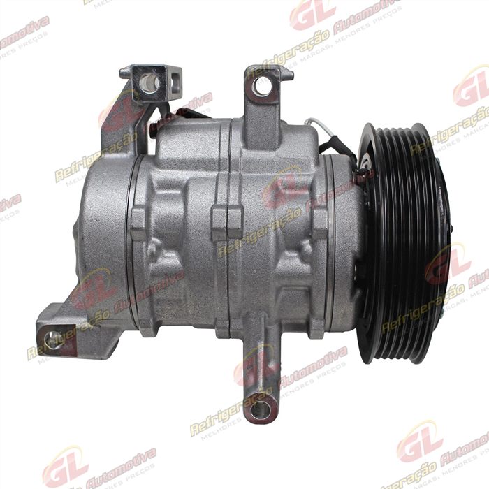 Compressor Modelo Denso Honda Civic Motor 1.8/2.0 2009 Até 2014 - 12 Volts Polia 6pk 120mm — foto 5