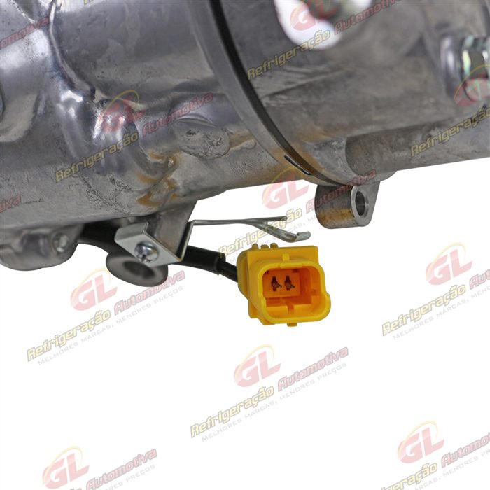 Compressor Modelo Sanden Peugeot 206 / 207/ Citroën C3 Motor 1.4 2007 Até 2012 Câmbio Manual - 12 Volts Polia 6pk 119mm — foto 9
