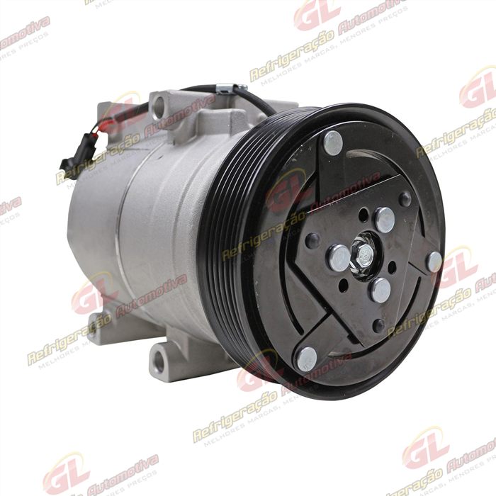 Compressor Modelo FOMOCO Ford Fiesta 1.0/1.6 2008 Até 2014/ EcoSport 1.6 2008 Até 2012 - 12 Volts Polia 6pk 120mm OEM: AE8319D629-AD — foto 4