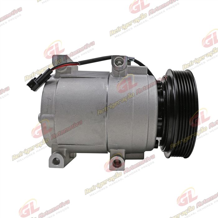 Compressor Modelo FOMOCO Ford Fiesta 1.0/1.6 2008 Até 2014/ EcoSport 1.6 2008 Até 2012 - 12 Volts Polia 6pk 120mm OEM: AE8319D629-AD — foto 5