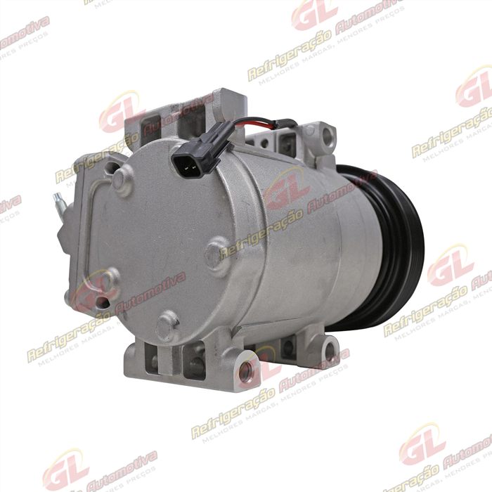 Compressor Modelo FOMOCO Ford Fiesta 1.0/1.6 2008 Até 2014/ EcoSport 1.6 2008 Até 2012 - 12 Volts Polia 6pk 120mm OEM: AE8319D629-AD — foto 6