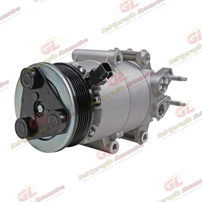 Compressor Ford Fiesta 1.5/ 1.6 2013 Até 2017 / EcoSport 1.6 Sigma 2013 Até 2017 - 12 Volts Polia 6pk 108mm OEM: AV11-19D629-BB / AV11-19D629-BC — foto 2