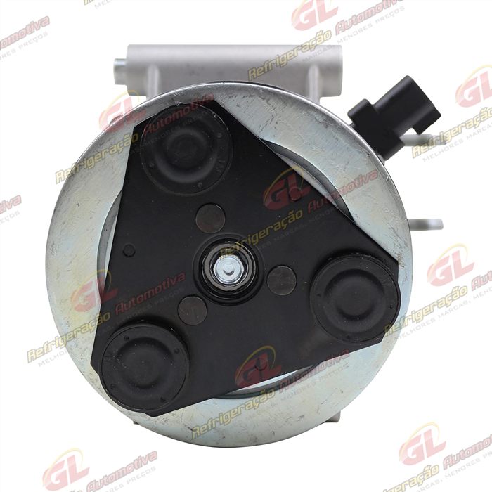 Compressor Ford Fiesta 1.5/ 1.6 2013 Até 2017 / EcoSport 1.6 Sigma 2013 Até 2017 - 12 Volts Polia 6pk 108mm OEM: AV11-19D629-BB / AV11-19D629-BC — foto 3