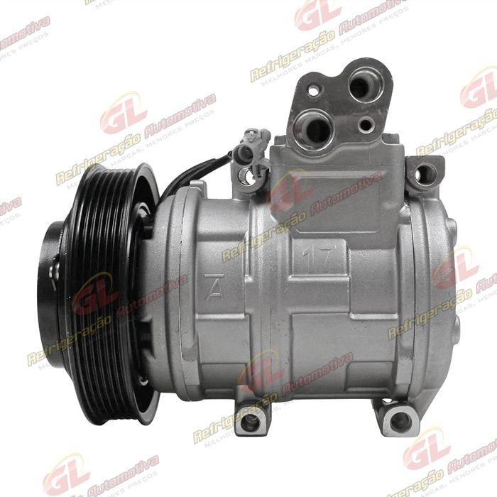 Compressor 10P15C Toyota Corolla Maio 2002 Até 2007 - 12 Volts Polia 6pk 140mm R134a OEM: 447.170.0650