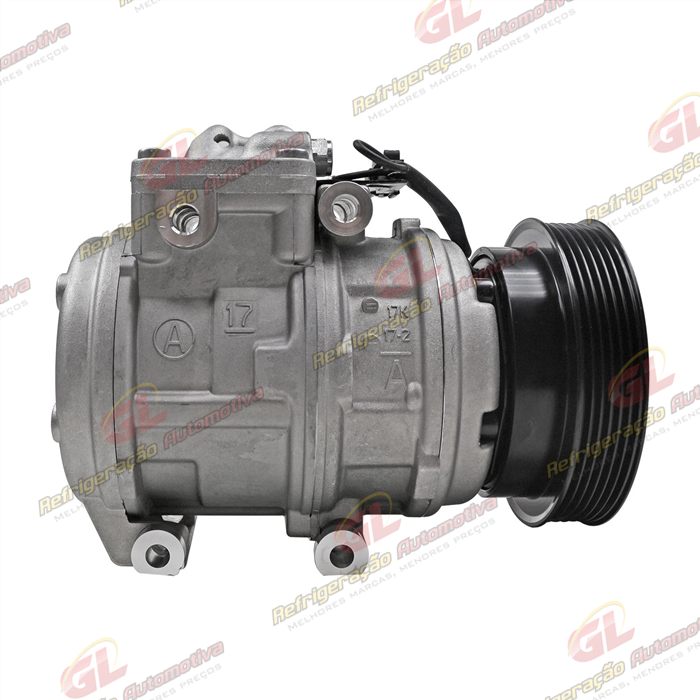 Compressor 10PA17 Doowon Kia Sportage / New Sportage Gasolia 2.0/2.7 8 Válvulas 2007>/ Hyundai Tucson - 12 Volts Polia 6pk 128mm — foto 5