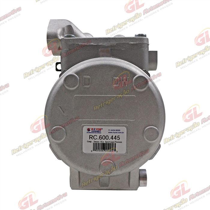 Compressor 10PA17 Doowon Kia Sportage / New Sportage Gasolia 2.0/2.7 8 Válvulas 2007>/ Hyundai Tucson - 12 Volts Polia 6pk 128mm — foto 7