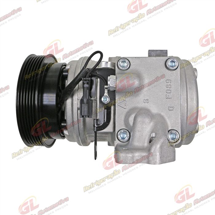 Compressor 10PA17 Doowon Kia Sportage / New Sportage Gasolia 2.0/2.7 8 Válvulas 2007>/ Hyundai Tucson - 12 Volts Polia 6pk 128mm — foto 8
