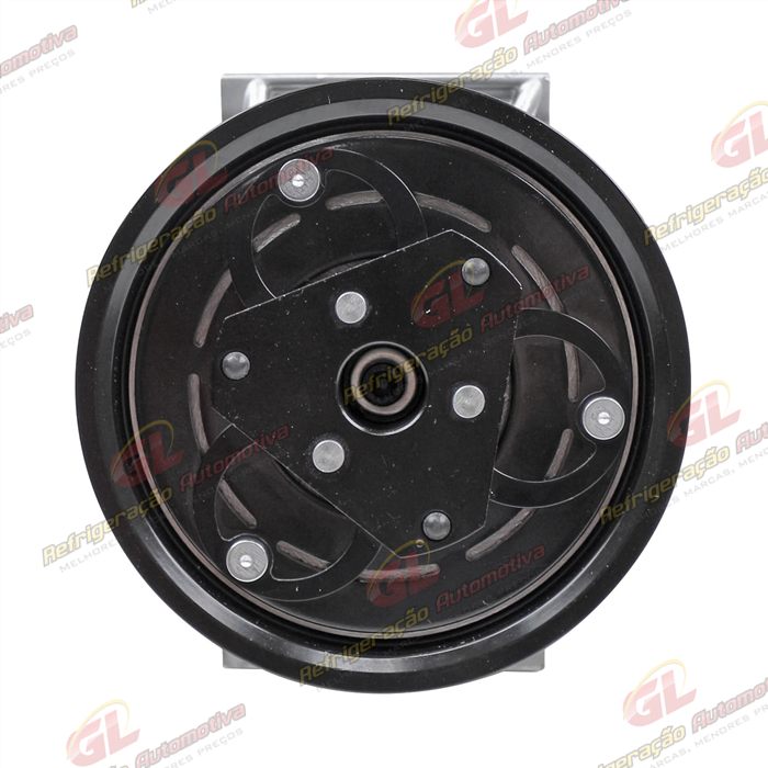 Compressor Calsonic Renault Logan/ Sandero 2013 Até 2017 OEM: 8201025121 - 12 Volts Polia 6pk 125mm — foto 3