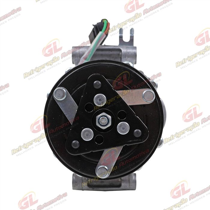 Compressor Modelo Sanden Volkswagen Saveiro 2014>/ Fox 2015>/ Voyage 2014>/ Gol 2014> Motor 1.6 MSI - 12 Volts Polia 6pk 110mm OEM: 5V0820803F/ 5U0820803F/ 6RD820803C — foto 3