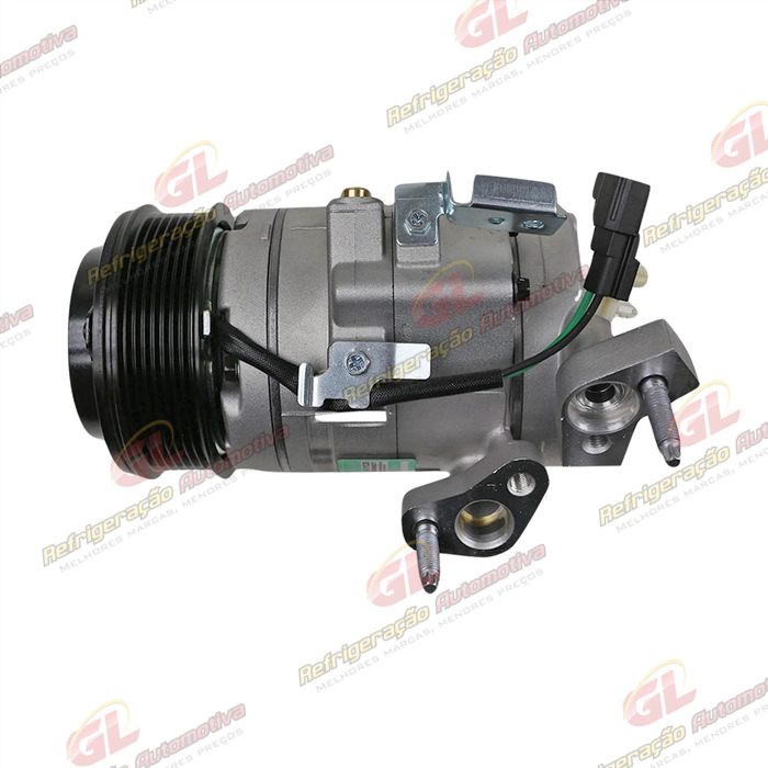 Compressor Modelo FOMOCO Ford Ranger Diesel 2016 Até 2019 - 12 Volts Polia 7pk 115mm OEM: EB3B-19D629-DA — foto 7