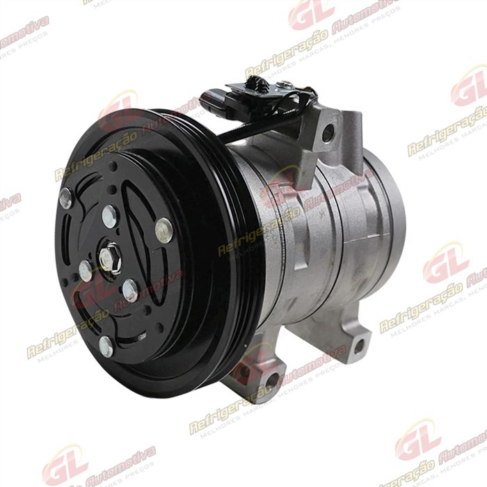 Compressor Renault Kwid Motor 1.0 3 Cilindros - 12 Volts Polia 3pk 132mm OEM: 926005548R — foto 2