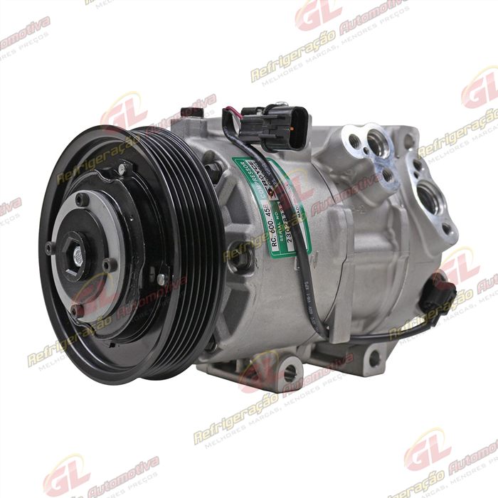 Compressor Modelo Doowon DVE 14N Hyundai Nova Tucson 2018> Mangueira 19MM/ Creta 1.6 2017> - 12 Volts 6pk 125mm OEM: DWP300134460 — foto 2