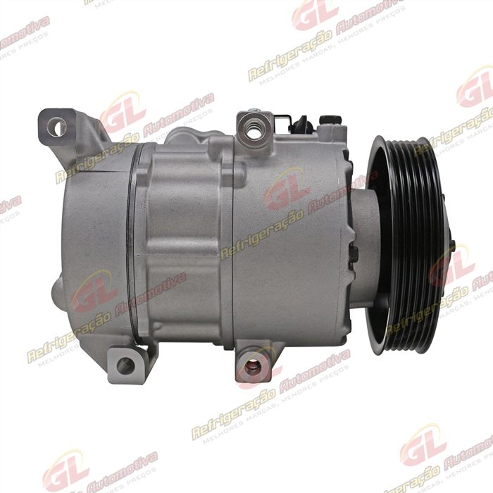 Compressor Modelo Doowon DVE 14N Hyundai Nova Tucson 2018> Mangueira 19MM/ Creta 1.6 2017> - 12 Volts 6pk 125mm OEM: DWP300134460 — foto 4