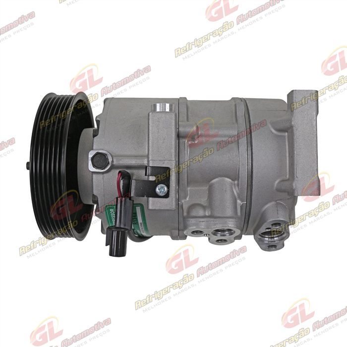 Compressor Modelo Doowon DVE 14N Hyundai Nova Tucson 2018> Mangueira 19MM/ Creta 1.6 2017> - 12 Volts 6pk 125mm OEM: DWP300134460 — foto 6