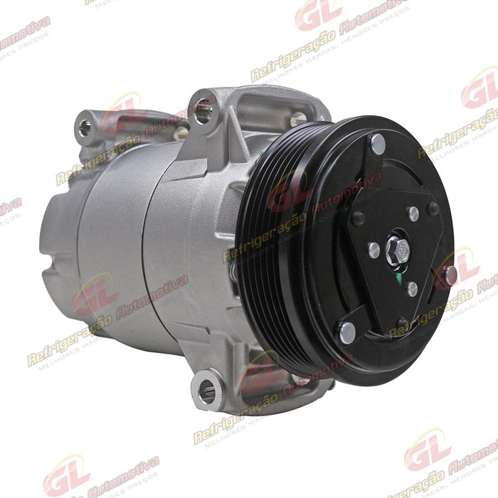 Compressor Modelo Delphi CVC PSA Peugeot 206 / 207 1.4/1.6 Setembro de 2007>/ 208 1.2 2017 Até 2022/ Citroën C3/ Aircross - 12 Volts Polia 6pk 115mm — foto 3