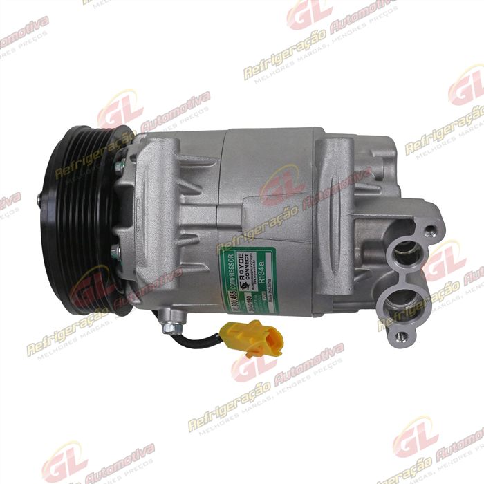 Compressor Modelo Delphi CVC PSA Peugeot 206 / 207 1.4/1.6 Setembro de 2007>/ 208 1.2 2017 Até 2022/ Citroën C3/ Aircross - 12 Volts Polia 6pk 115mm — foto 6