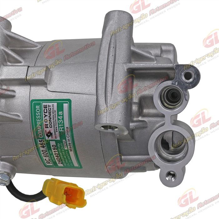 Compressor Modelo Delphi CVC PSA Peugeot 206 / 207 1.4/1.6 Setembro de 2007>/ 208 1.2 2017 Até 2022/ Citroën C3/ Aircross - 12 Volts Polia 6pk 115mm — foto 7