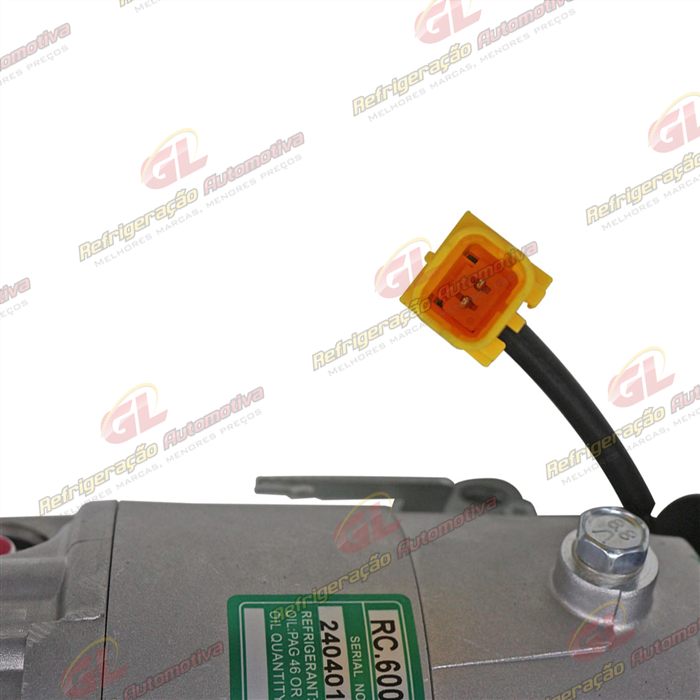 Compressor Modelo Delphi CVC PSA Peugeot 206 / 207 1.4/1.6 Setembro de 2007>/ 208 1.2 2017 Até 2022/ Citroën C3/ Aircross - 12 Volts Polia 6pk 115mm — foto 8