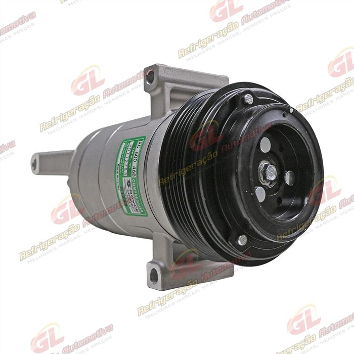 Compressor Chevrolet Onix/ Onix Plus Turbo 3 Cilindros 2020>/ Tracker 1.0/1.2 3cc Turbo 2020> - 12 Volts Polia 5pk 117mm OEM: 26304809/ 26297905 — foto 4