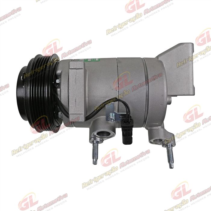 Compressor Chevrolet Onix/ Onix Plus Turbo 3 Cilindros 2020>/ Tracker 1.0/1.2 3cc Turbo 2020> - 12 Volts Polia 5pk 117mm OEM: 26304809/ 26297905 — foto 8