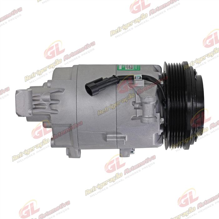 Compressor E-Torq Fiat Palio/ Doblo/ Strada Locker/ Bravo 1.8 2011>/ Punto 1.6/1.8 Tritec 2009> - 12 Volts Polia 6pk 119mm OEM: 52061727/ 52093154/ 51973796 — foto 6